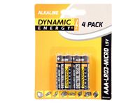 Immagine di Batterien R03/ AAA ALKALINE ''Dynamic Energy'' 4er-, Pack, Best Before 02.2016