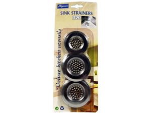 Εικόνα της Spülbeckensiebe 2 Grössen 1x 6cm, 2x 8cm, 3er Pack