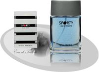 Afbeelding van Parfüm Eau de Toilette ''Sporty'' MEN EDT 85 ml, im Glasflacon, Faltschachtel