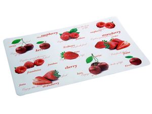 Picture of Platzdeckchen Erdbeeren - Himbeeren - Kirschen, sortenrein 43 X 28cm