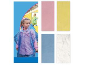 Εικόνα της Notfall - Regen Poncho für Kinder, mit Kapuze 4 Farben sortierte