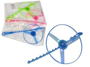 Εικόνα της Ufos zum abschießen mit 3 LED verschiedene Farben, im Polypack 36,5lang x d19cm