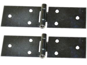 Afbeelding van Tischband 100 x 30 mm, verzinkt, blau chromatiert, kleines Scharnier