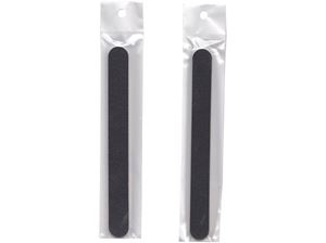 Afbeelding van Nagelfeile Papierfeile schwarz mit feiner Körnung beidseitig verwendbar, Länge 18 cm, Breite 1,7 cm im Headerbeutel