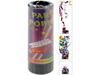 Изображение Konfettiwerfer, Party Popper, im 24 er Display, klein, 10,7cm x 4cm d, schleudert Konfetti, kein Feuerwerk