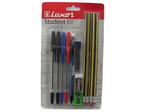 Immagine di Schreibset Luxor Student Kit 12teilig auf Blister, für Schule und Büro