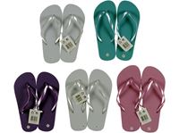 Image de Slipper Frauen Gr.36-41, 4 Farben sortiert, Flip-Flop, Sommerpantoletten