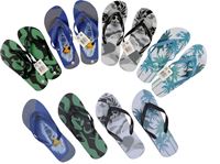 Obrazek Slipper Männer Gr.41-45, 4 Farben sortiert, Flip-Flop, Sommerpantoletten