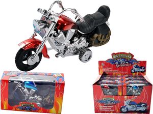 Εικόνα της Motorrad farblich sortiert, 12x4x6,5 cm groß,, einzeln in Geschenkkarton, im 12er Display
