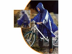 Picture of Regenponcho mit Kapuze, 250 g schwer im Klarsichtbeutel