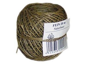 Εικόνα της Naturfaser Bindfaden Länge: ca. 20 Meter pro Knäuel, fein