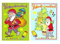 Изображение Malbücher Weihnachten 4fach sortiert, 21 x 29,5 cm, DIN A4 48 Seiten