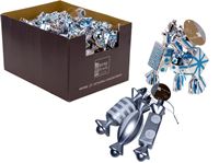 Изображение Weihnachtsdeko zum Hängen, 3er Sets, '' Bonbons '' im 40er offenem Display, Silber