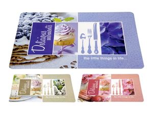 Picture of Platzdeckchen ''Delicious moments'', 3 Motive 43 X 28cm