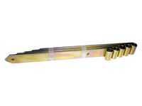 Εικόνα της Ladenband schwer, gelb verzinkt, Länge 400 mm, Stärke 5 mm / für Klobe 16 mm Art.Nr.:17191