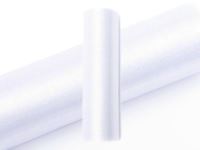 Picture of Organza-Dekostoff auf Rolle, 0,16 x 900 cm, Farbe einfarbig weiß