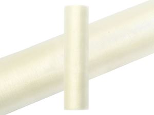 Picture of Organza-Dekostoff auf Rolle, 0,16 x 900 cm, Farbe einfarbig hell creme