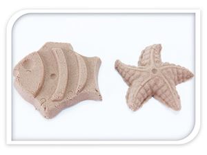 Εικόνα της Knetsand im Foliebeutel 500g, Magic Sand naturfarben