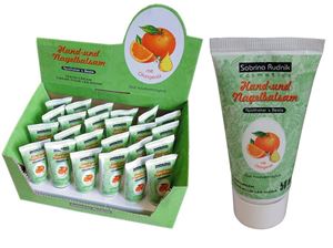 Afbeelding van Hand- und Nagelbalsam in einer Tube mit 50 ml, gut verträglich im 24er Display, Made in Europe