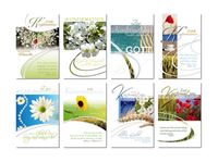 Εικόνα της Konfirmations-Karte mit Fotocollagen, einzeln mit Kuvert in Cellophan verpackt