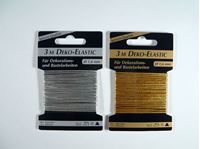 Afbeelding van Deko-Elastic 3m in gold und silber sortiert,, Hängeblister, d 1,6 mm waschbar