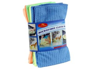 Εικόνα της Microfaser Reinigungstuch groß 41x48cm,, Set mit 4 Farben sortiert