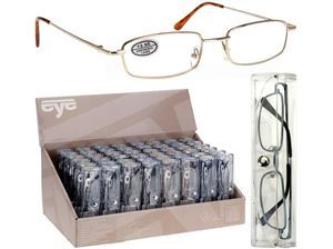 Изображение Lesebrille Kunststoff 4 sortiert, 1.0-1.5-2.0-.2.5-3.0 sortiert im 48er Display