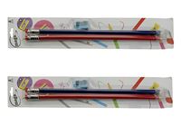 Imagen de Bleistifte 2 Stück im Blister mit Anspitzer, im Hängeblister mit Euroloch