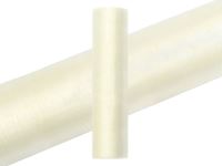 Picture of Organza-Dekostoff auf Rolle, 0,16 x 900 cm, Farbe einfarbig hell creme