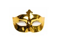 Afbeelding van Partymaske gold, einzeln im Foliebeutel verpackt