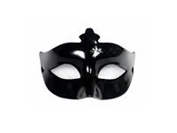 Afbeelding van Partymaske schwarz, einzeln im Foliebeutel verpackt