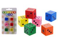 Picture of Radiergummi, 6er Set, 1,5X1,5X1,5cm, auf Blisterkarte