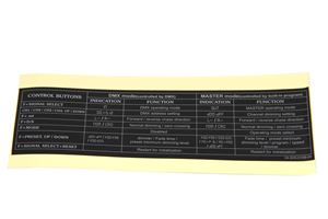 Bild von Abdeckfolie für T-4 digital T-Bar