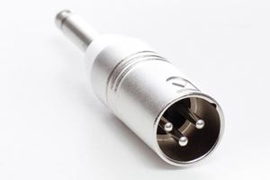 Immagine di Adapter XLR 3pol m auf Klinke 6,3 mono