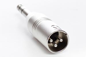 Obrazek Adapter XLR 3pol m auf Klinke 6,3 stereo