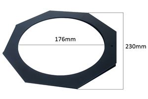 Image de Farbfilterrahmen 8-Eck PAR 56 schwarz