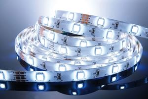 Bild von Flexibler LED-Stripe kaltweiß 3m/90 LEDs