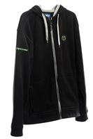 Obrazek Hoodie Green Hippo Größe L