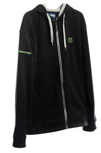 Resim Hoodie Green Hippo Größe M