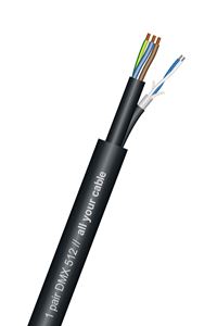 Изображение Kabel DMX/Strom Calypso 2 schwarz Meter