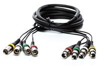 Resim Kabel MC 4 x XLR male/female 3m