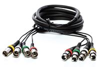 Resim Kabel MC 4 x XLR male/female 5m