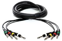 Resim Kabel MC 4x Klink 6,3 auf 4x Klink6,3 3m