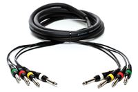 Resim Kabel MC 4x Klink 6,3 auf 4x Klink6,3 5m