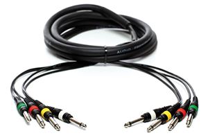 Resim Kabel MC 4x Klink 6,3 auf 4x Klink6,3 5m