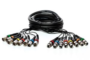 Εικόνα της Kabel MC 8 x XLR male/female 10m