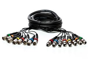 Εικόνα της Kabel MC 8 x XLR male/female 5m