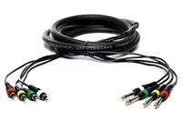 Εικόνα της Kabel MC 8x Klinke 6,3 auf Cinch 5m