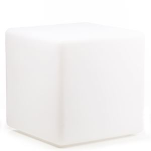 Afbeelding van LED Cube & Seat White PE