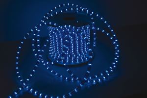 Afbeelding van LED Cut Light Rolle 45m 230V IP44 blau